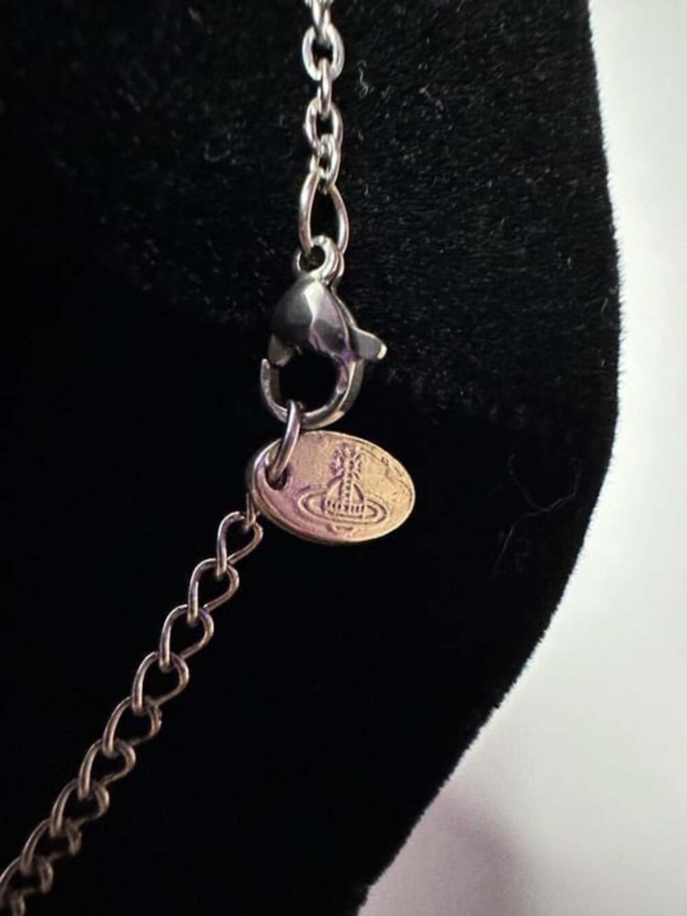 Silver Vivienne Westwood Orb Planet Necklace - Picture 5 of 6